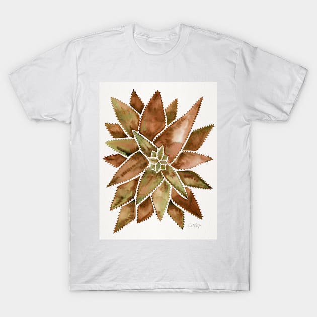 Sepia Aloe Vera T-Shirt by CatCoq